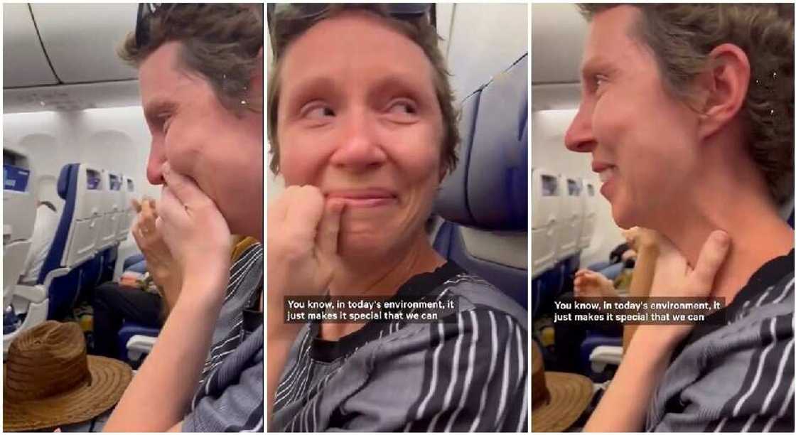 Photos of cancer survivor on flight to Hawaii to celebrate. Photos of cancer survivor on flight to Hawaii to celebrate.