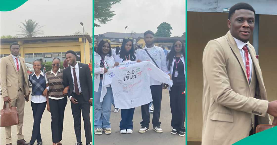 UNIBEN Final Year Students Buy Sign-out Shirt For Friend Who Died Before Graduation