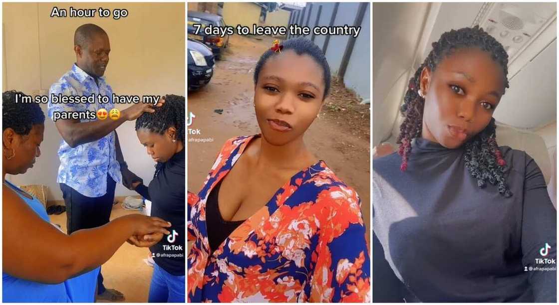 Photos of Afrapapabi when she received blessings from her father and mother before moving to the UK. Photos of Afrapapabi when she received blessings from her father and mother before moving to the UK.