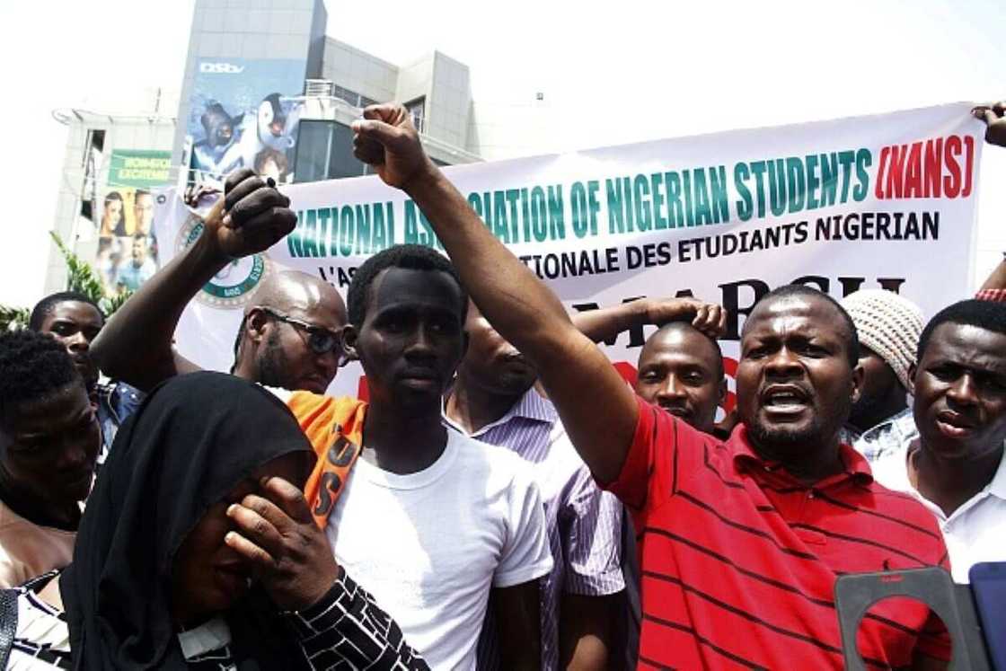 NANS protest NANS protest
