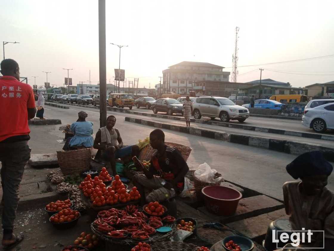 Mile 12 market, Lagos road, Lagos traders, CBN new cashless policy Mile 12 market, Lagos road, Lagos traders, CBN new cashless policy