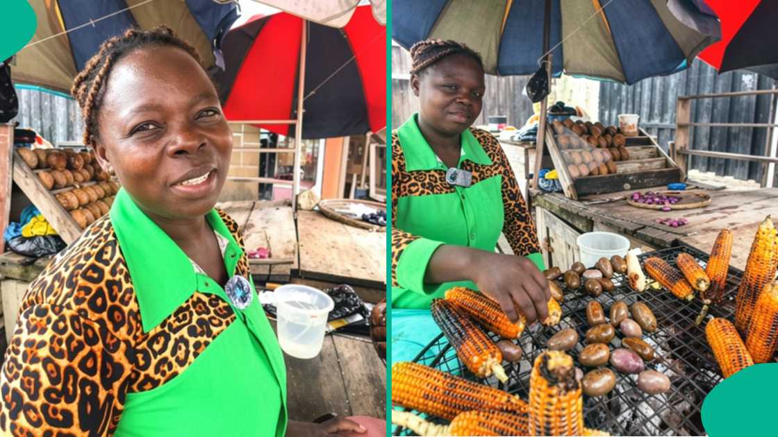 Reactions as corn seller claims she makes N2.5 million every month, video trends Reactions as corn seller claims she makes N2.5 million every month, video trends
