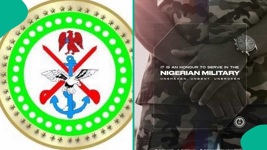 Defense headquarters shares a cropped photo of military officer. Defense headquarters shares a cropped photo of military officer.