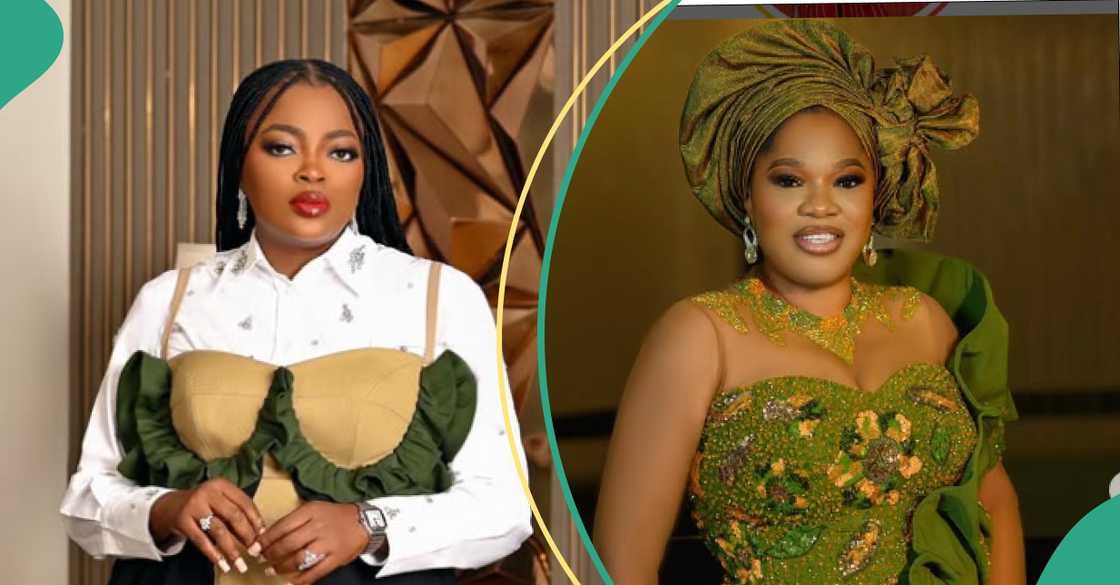 Funke Akindele and Toyin Abraham squash reported beef as they chat with other on social media Funke Akindele and Toyin Abraham squash reported beef as they chat with other on social media