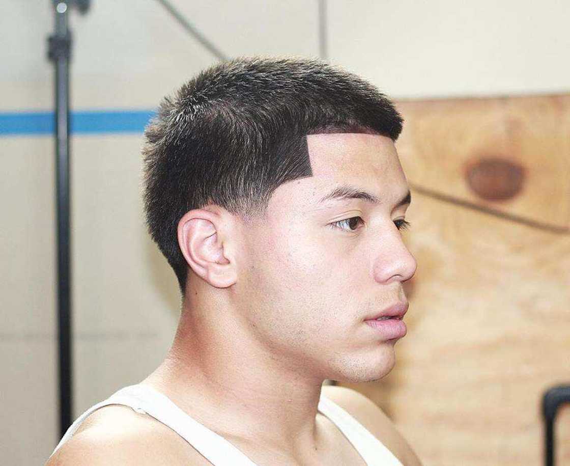 Spiky hair with low fade Spiky hair with low fade