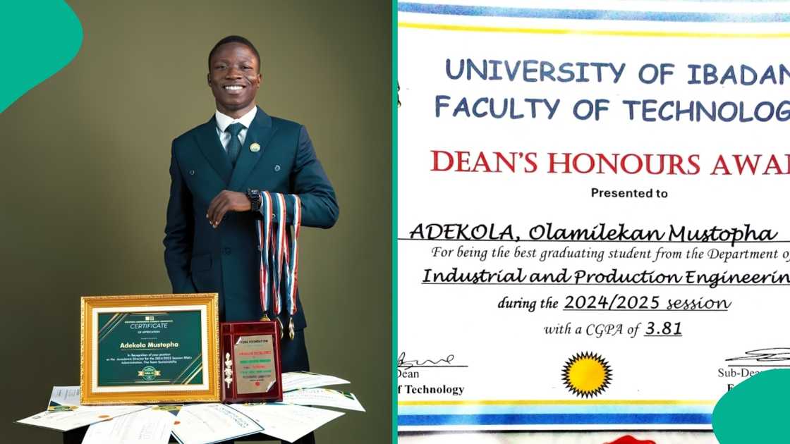 University of Ibadan graduate Adekola Mustopha celebrates making Dean’s Honours List five times, graduating top of Industrial and Production Engineering.
