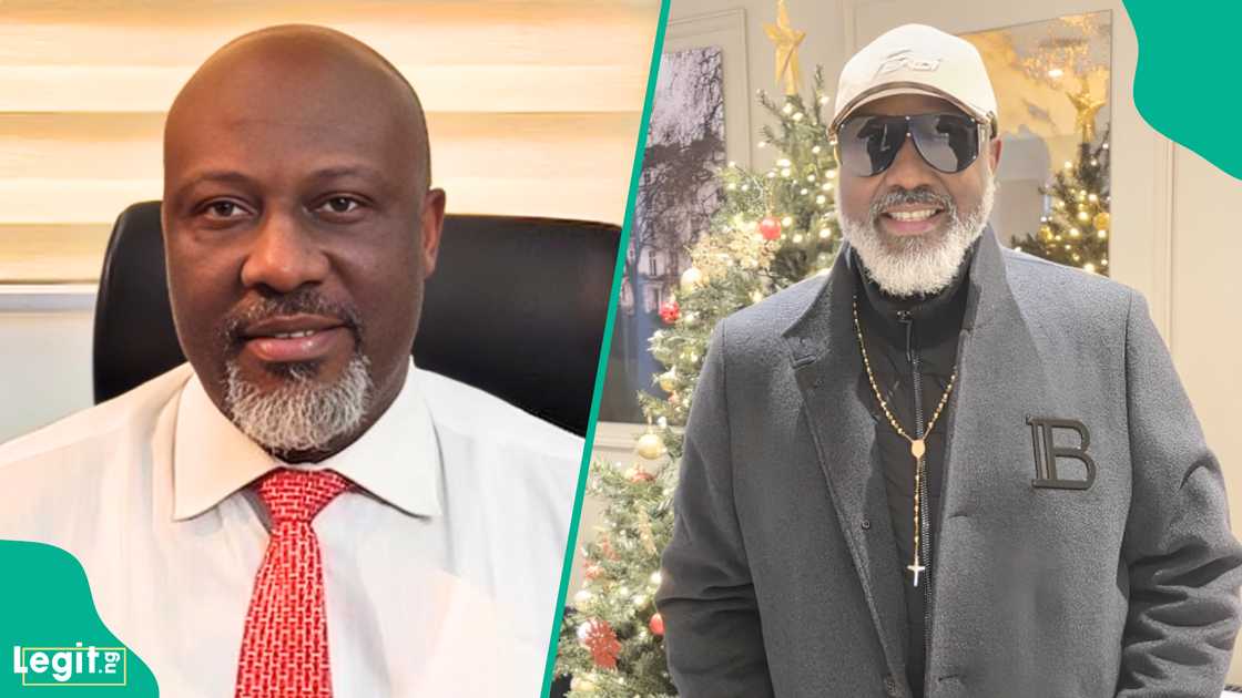 Nigerians slammed former senator Dino Melaye after he shared a video abroad and criticised Nigerian leaders Nigerians slammed former senator Dino Melaye after he shared a video abroad and criticised Nigerian leaders
