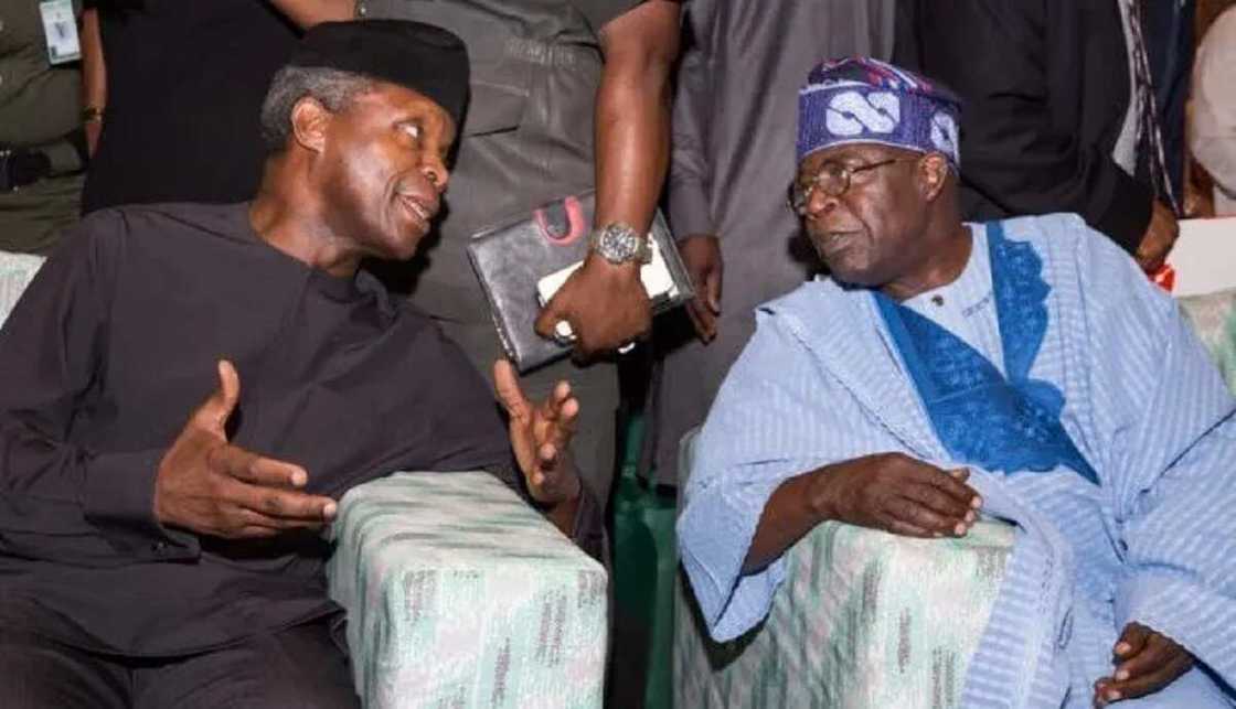 Mataimakin Shugaban kasa Osinbajo da Ubangidansa, Tinubu Mataimakin Shugaban kasa Osinbajo da Ubangidansa, Tinubu