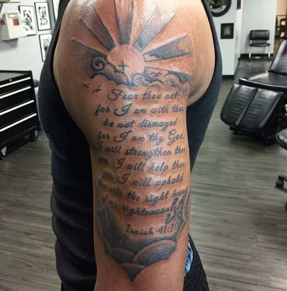 Bible Verse Tattoos That Speak to Guys