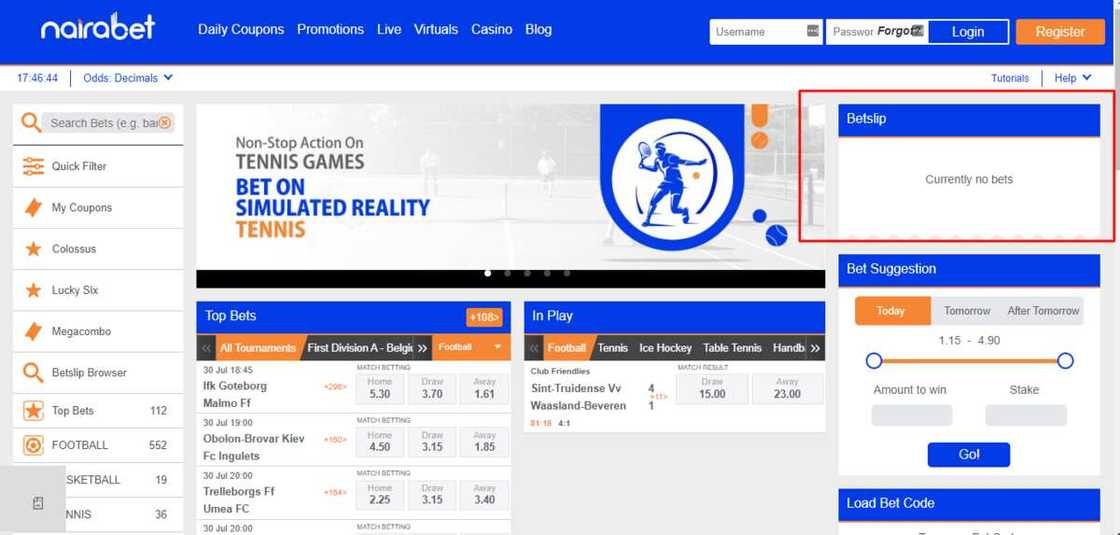 How to check NairaBet slip How to check NairaBet slip