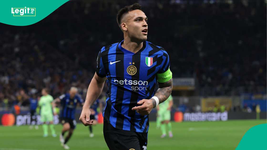 Lautaro Martinez, Inter Milan, Barcelona, San Siro, Milan, Italy, UEFA Champions League. Lautaro Martinez, Inter Milan, Barcelona, San Siro, Milan, Italy, UEFA Champions League.