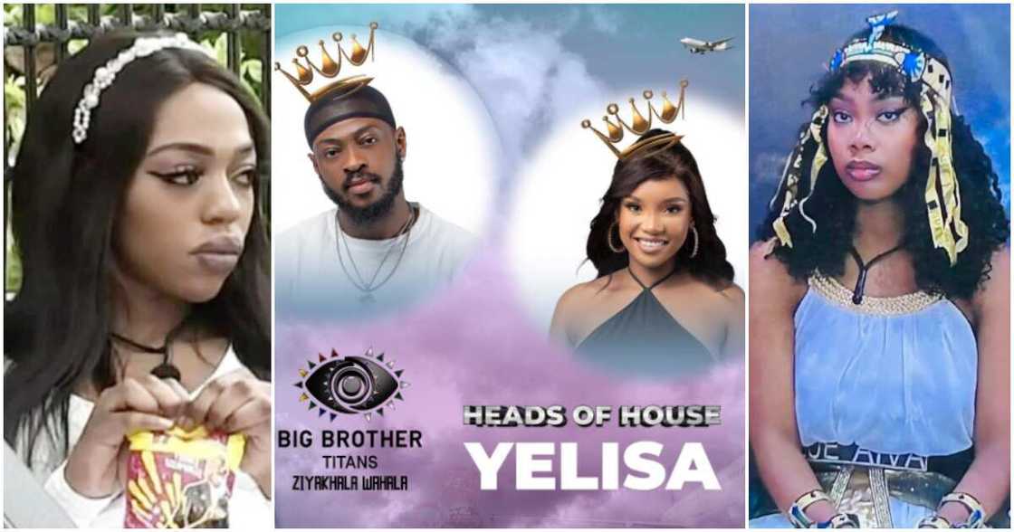 BBTitans: Yemi Cregx and Nelisa finally win Heads of House.