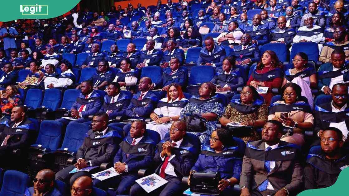 Students attend a training session at Lagos Business School