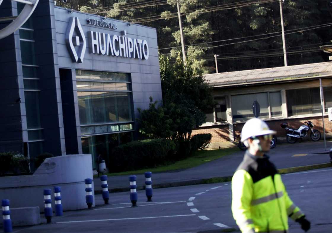 View of the main entrance to Siderurgica Huachipato, in Talcahuano, Bio Bio region, Chile, taken on September 10, 2024. Huachipato, Chile's largest steelmaker, will shut down its furnace on September 16, 2024, the end of a 74-year-old company with strong social roots that succumbed to ‘unfair’ competition from Chinese steel. View of the main entrance to Siderurgica Huachipato, in Talcahuano, Bio Bio region, Chile, taken on September 10, 2024. Huachipato, Chile's largest steelmaker, will shut down its furnace on September 16, 2024, the end of a 74-year-old company with strong social roots that succumbed to ‘unfair’ competition from Chinese steel.