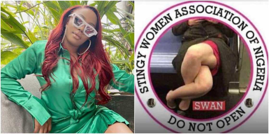 Toke Makinwa to sign up for close legs association as men join stingy men association Toke Makinwa to sign up for close legs association as men join stingy men association