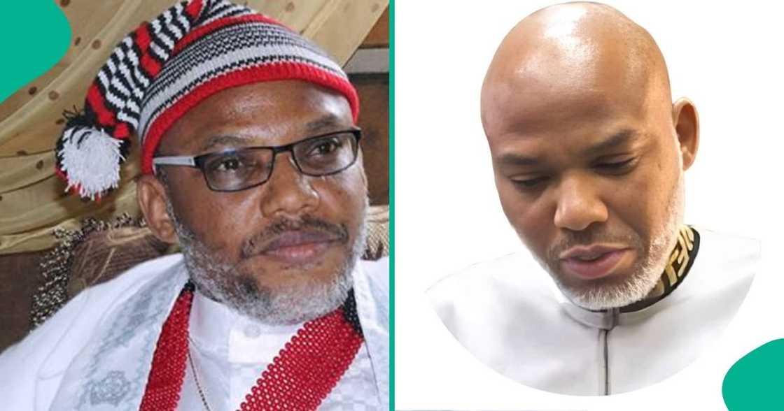 IPOB leader Nnamdi Kanu challenged a judge during a court case on alleged terrorism. IPOB leader Nnamdi Kanu challenged a judge during a court case on alleged terrorism.