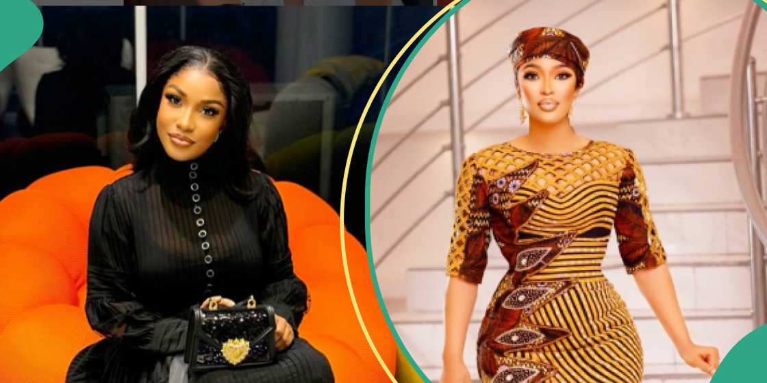 Tonto Dikeh speaks about her contact lenses