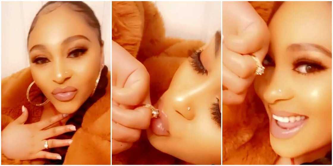 I can do what I want: Rosy Meurer says, flaunts ring after Olakunle Churchill confirms their marriage I can do what I want: Rosy Meurer says, flaunts ring after Olakunle Churchill confirms their marriage