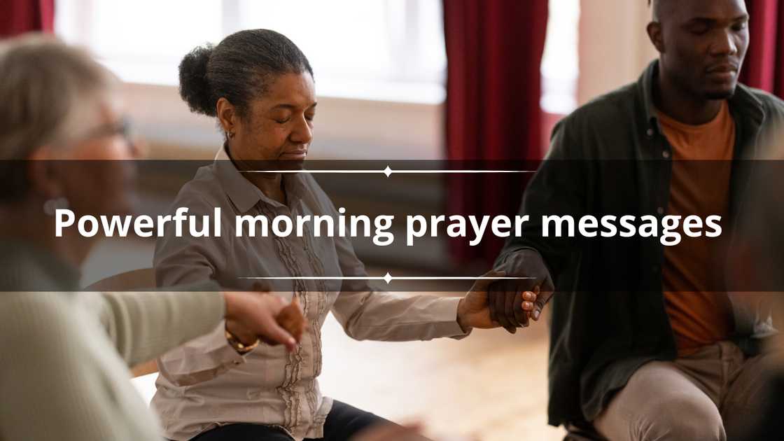A group of people sitting in a support group and holding hands to pray A group of people sitting in a support group and holding hands to pray