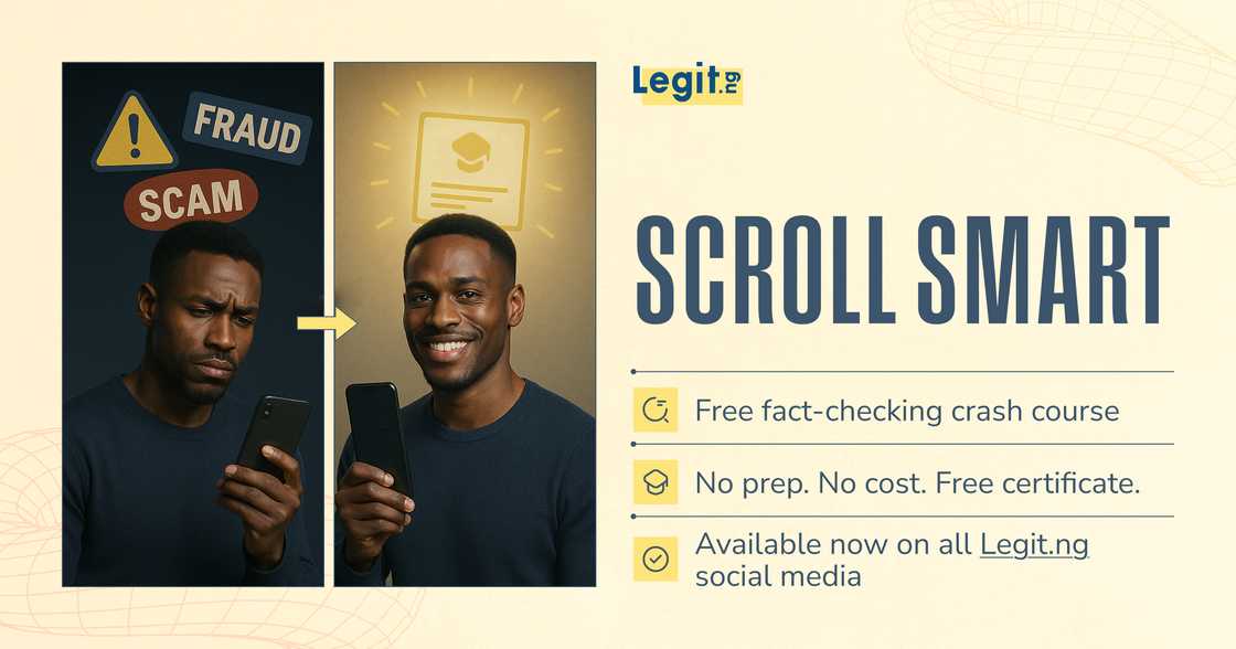 Legit.ng Launches Free Fact-Checking Course to Clean Up Your Feed Legit.ng Launches Free Fact-Checking Course to Clean Up Your Feed