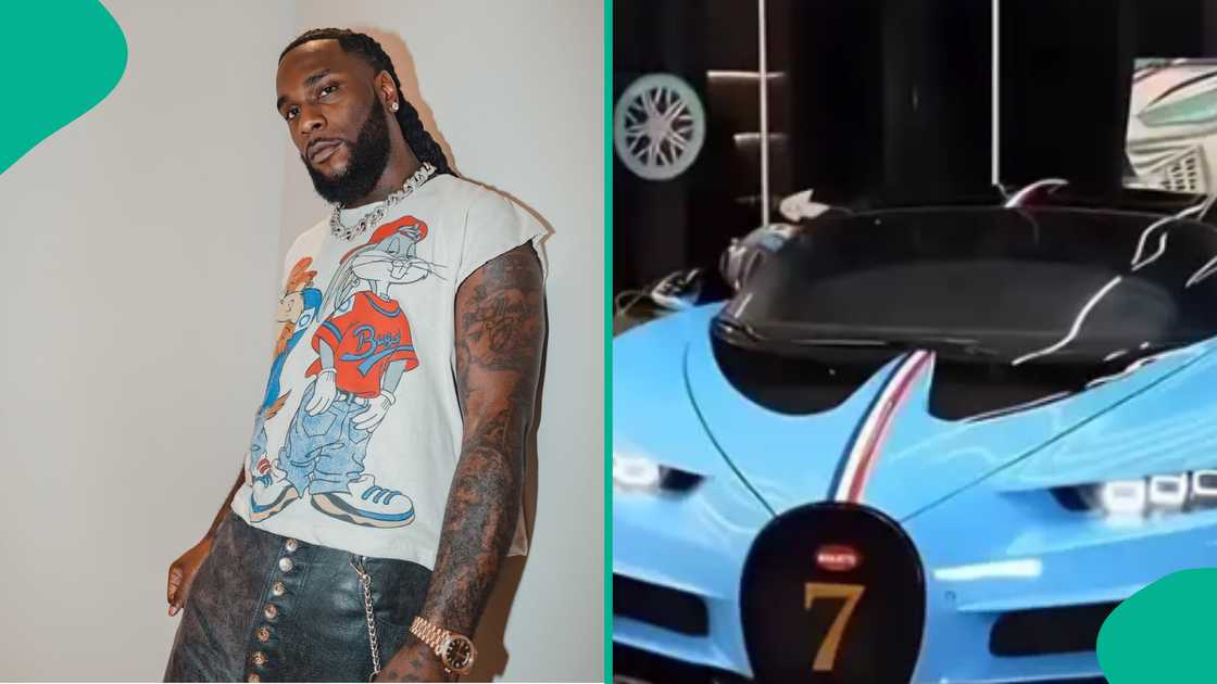 Burna Boy buys Bugatti in July 2026, sighted driving it