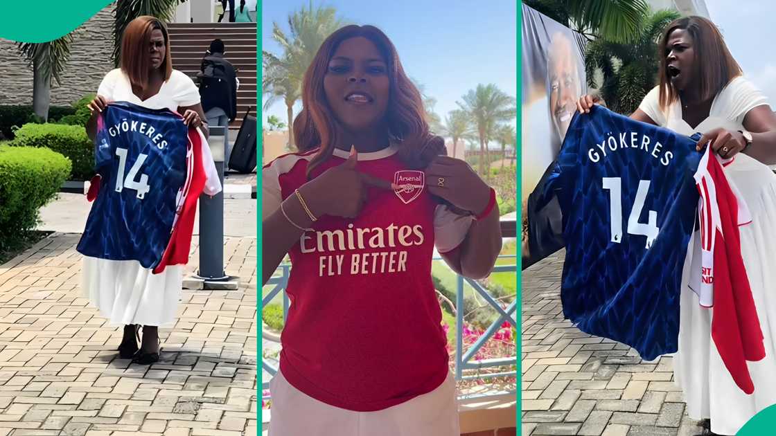 UCL and EPL 2026: Female Arsenal fan enters church with club jerseys to pray for team's success in touching video
