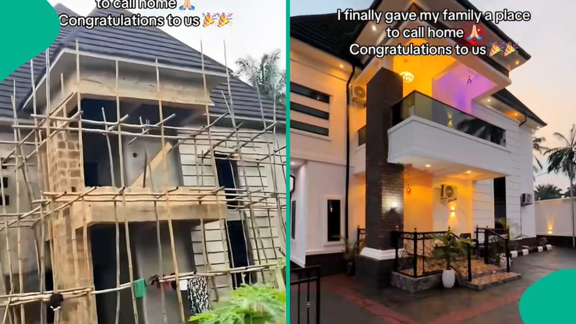 A Nigerian man surprised his mother and siblings with a new house after years in a cramped one-bedroom, video goes viral online.