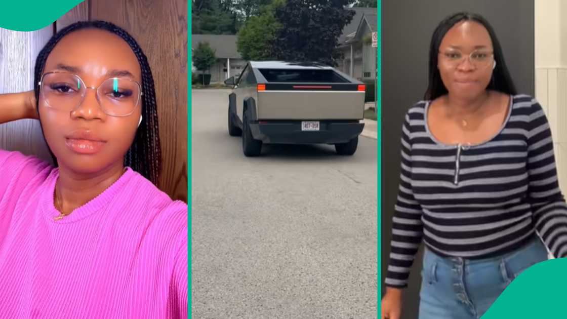 lady test-drives her dream car. lady test-drives her dream car.