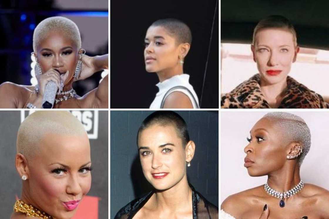 Buzz cut women