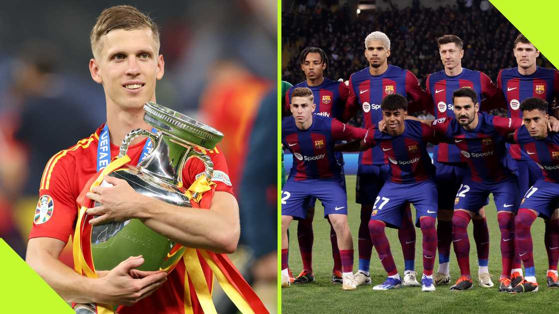 Dani Olmo is expected to boost the current Barcelona lineup significantly following his transfer from RB Leipzig. Photos by Ian MacNicol and Jonathan Moscrop.