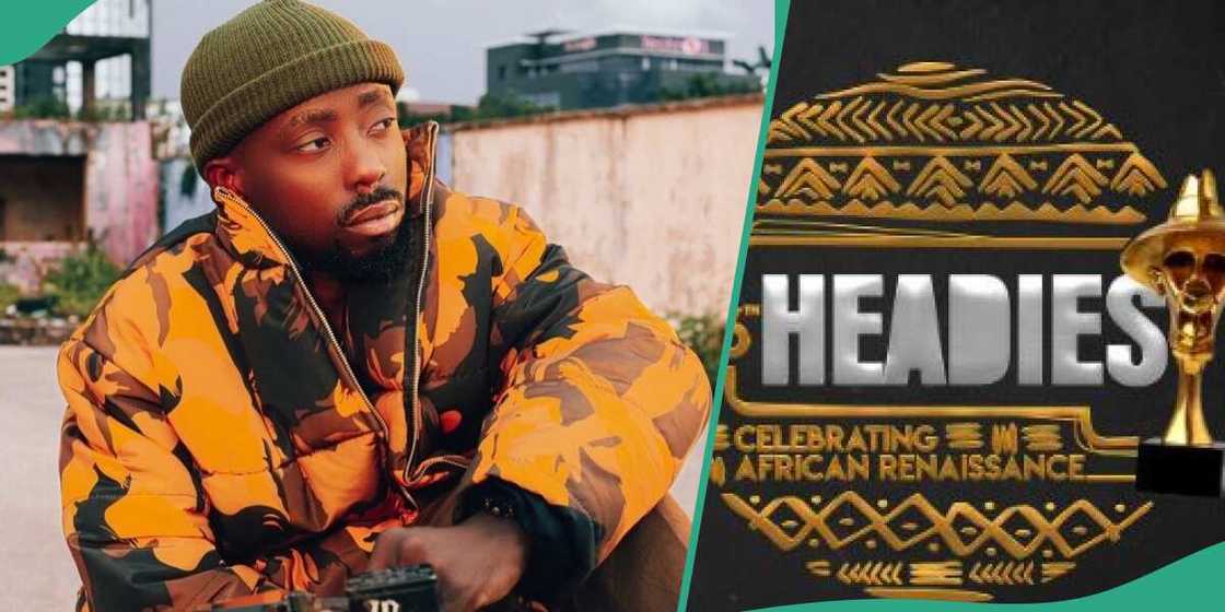 Photos of Erigga and Headies award Photos of Erigga and Headies award