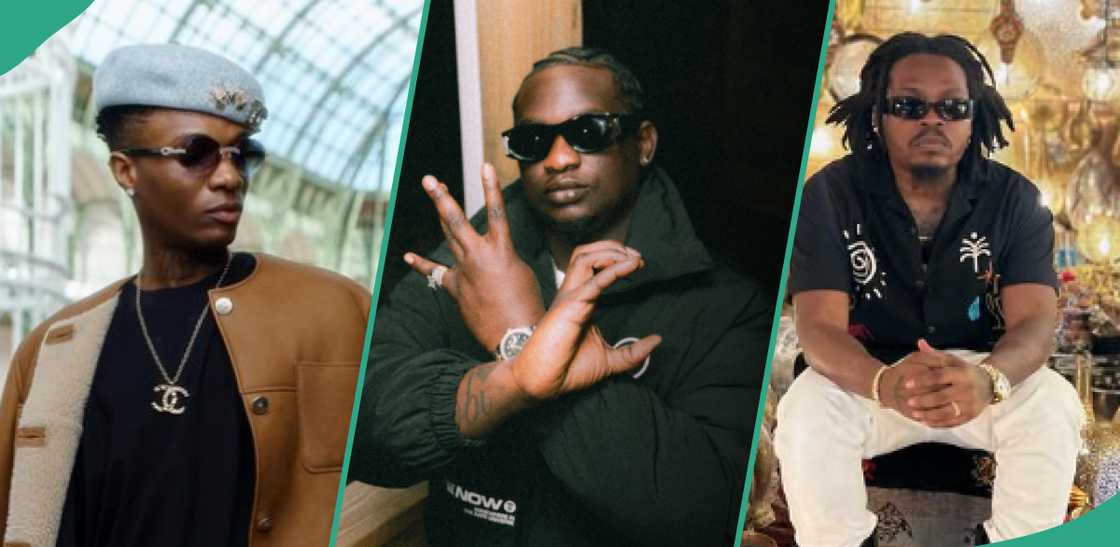 Wizkid, Olamide and Wande Coal