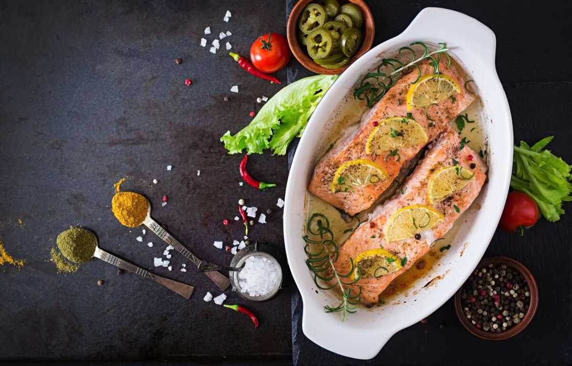 Salmón al horno