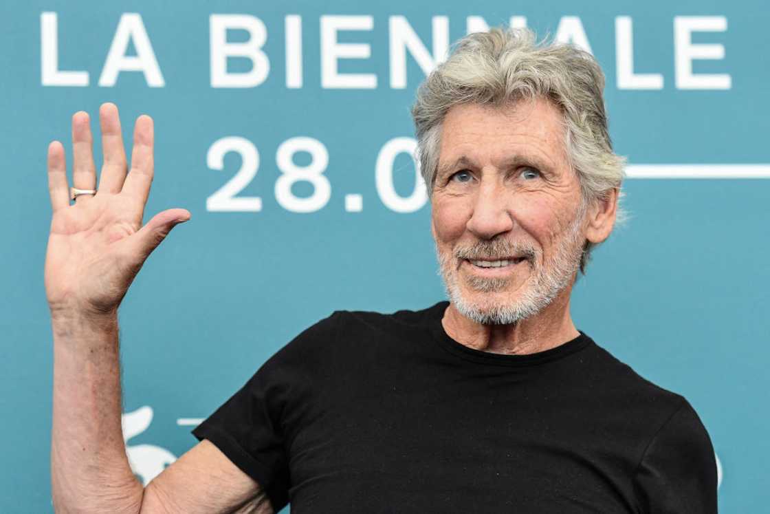 Roger Waters attends a photocall for the film "Roger Waters Us + Them"