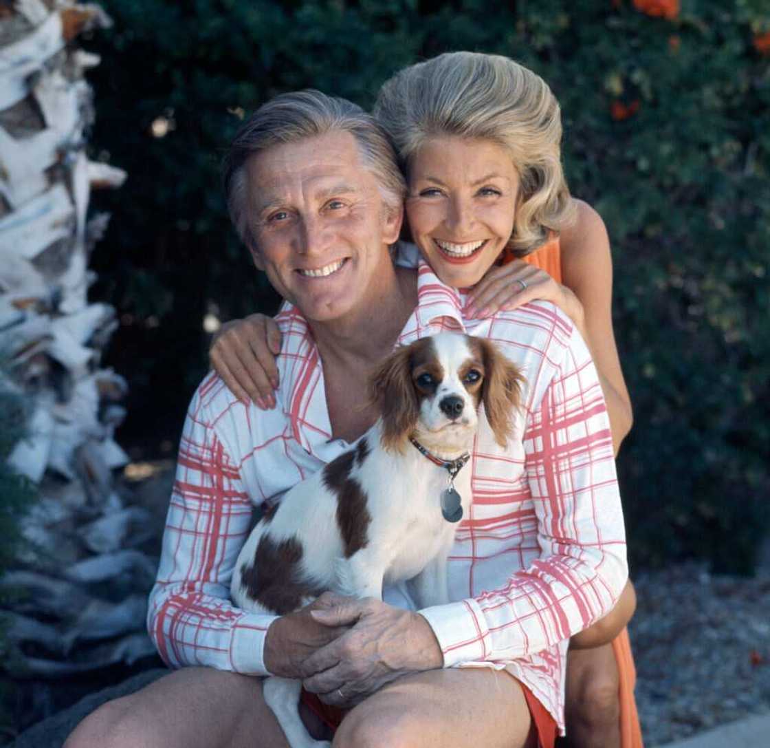 kirk douglas et anne buydens kirk douglas et anne buydens