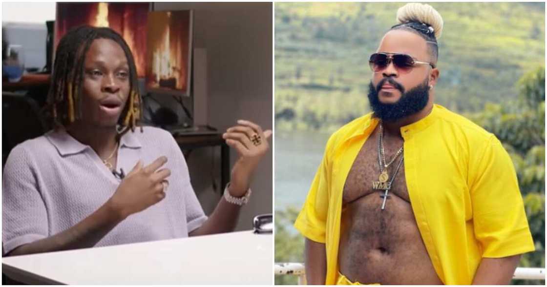 Photos of singer Fireboy DML and BBNaija star Whitemoney Photos of singer Fireboy DML and BBNaija star Whitemoney