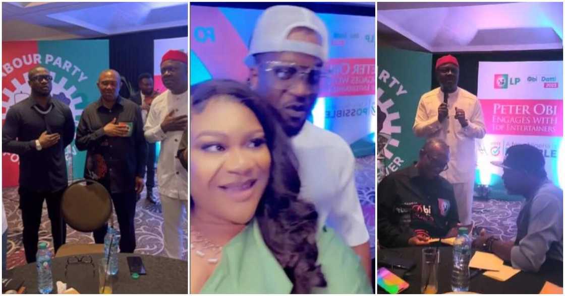 Peter Obi, Nkechi Blessing, Psquare Peter Obi, Nkechi Blessing, Psquare