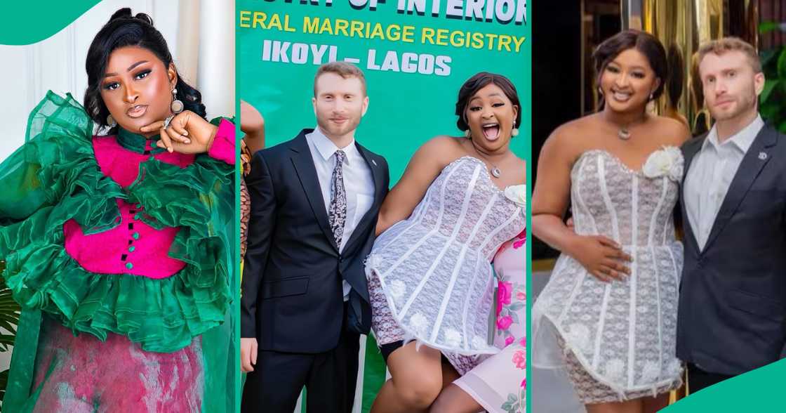 Etinosa Idemudia debunks new marriage to Caucasian lover Etinosa Idemudia debunks new marriage to Caucasian lover