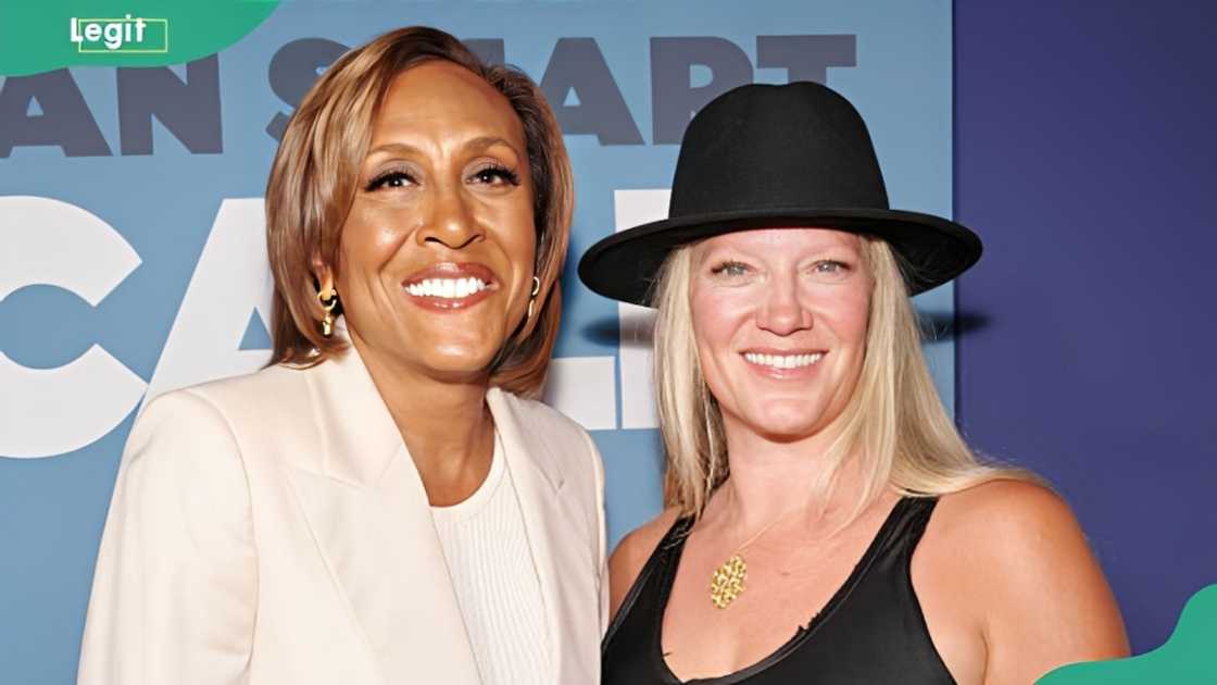 Robin Roberts and Amber Laign appear at Studio 54 Robin Roberts and Amber Laign appear at Studio 54