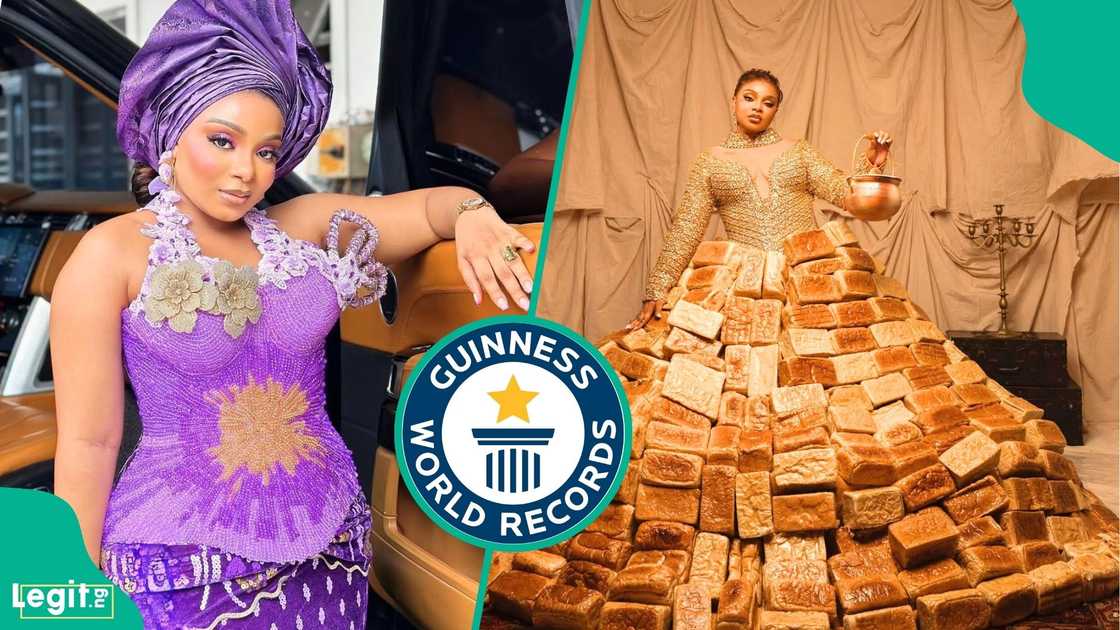 Guinness World Records notices Queen Mercy Atang’s bread-themed AMVCA appearance