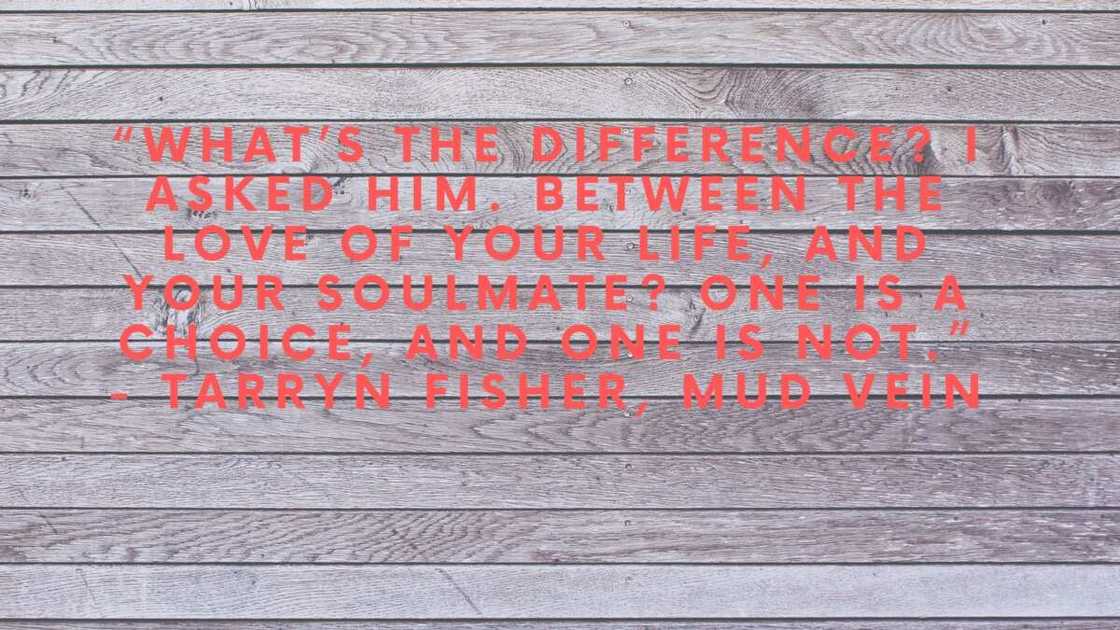 Soulmate quotes him Soulmate quotes him