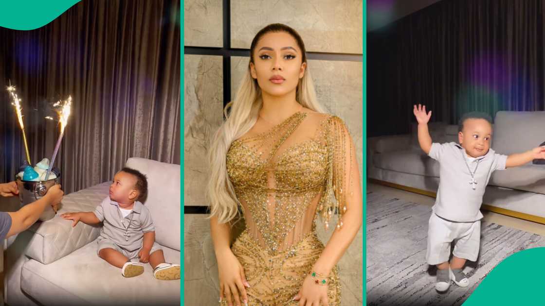 BBNaija star Maria Chike Benjamin's son marks 1st birthday. BBNaija star Maria Chike Benjamin's son marks 1st birthday.