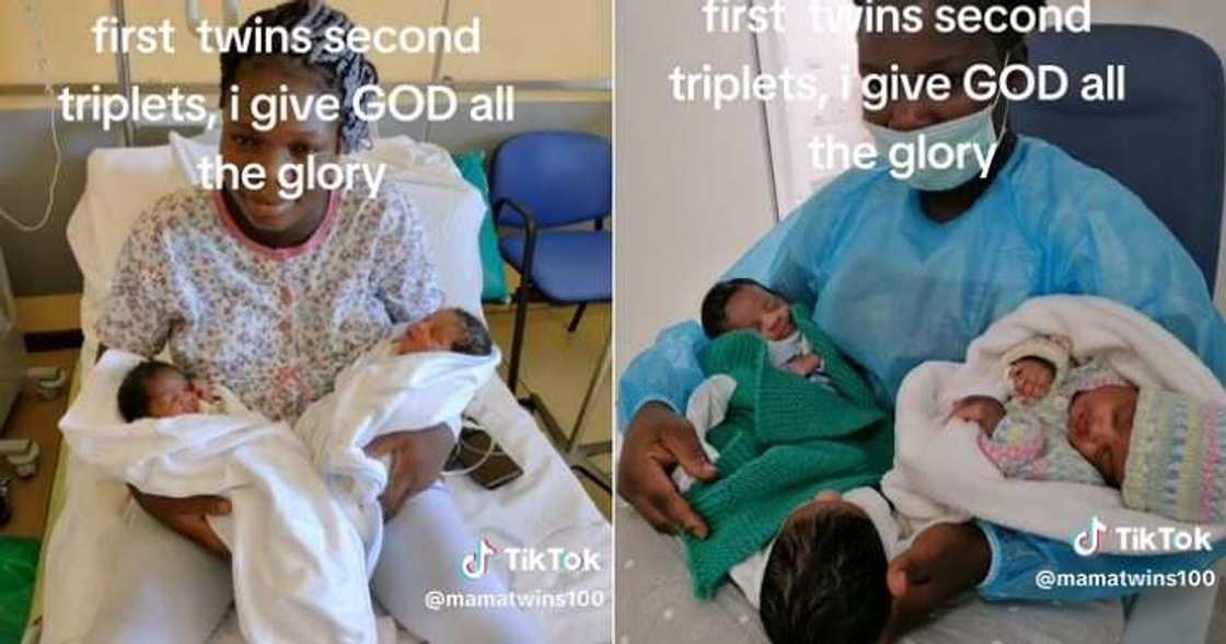 Mother of twins welcomes triplets Mother of twins welcomes triplets
