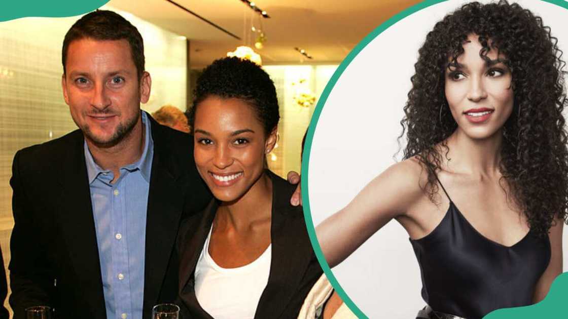 Mike McGlafin and Brooklyn Sudano at The Wedding Book Party in Beverly Hills (L). Sudano at NBCUniversal Portrait Studio (R) Mike McGlafin and Brooklyn Sudano at The Wedding Book Party in Beverly Hills (L). Sudano at NBCUniversal Portrait Studio (R)