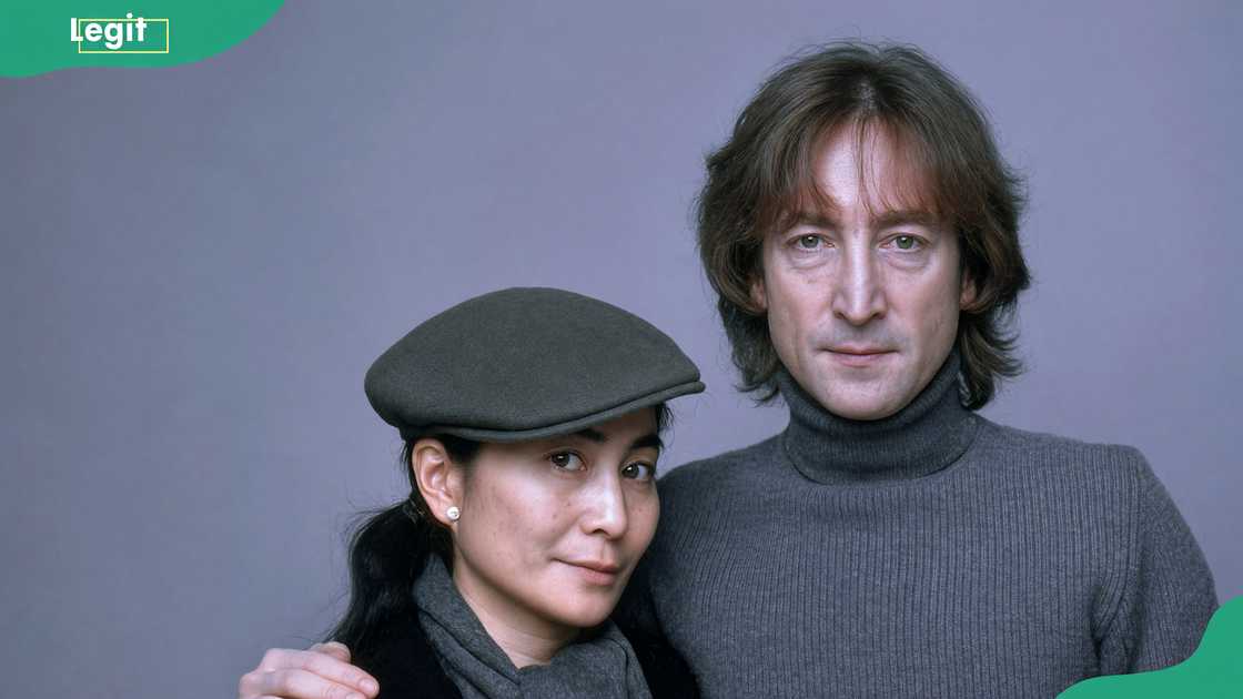 John Lennon and Yoko Ono pictured together John Lennon and Yoko Ono pictured together