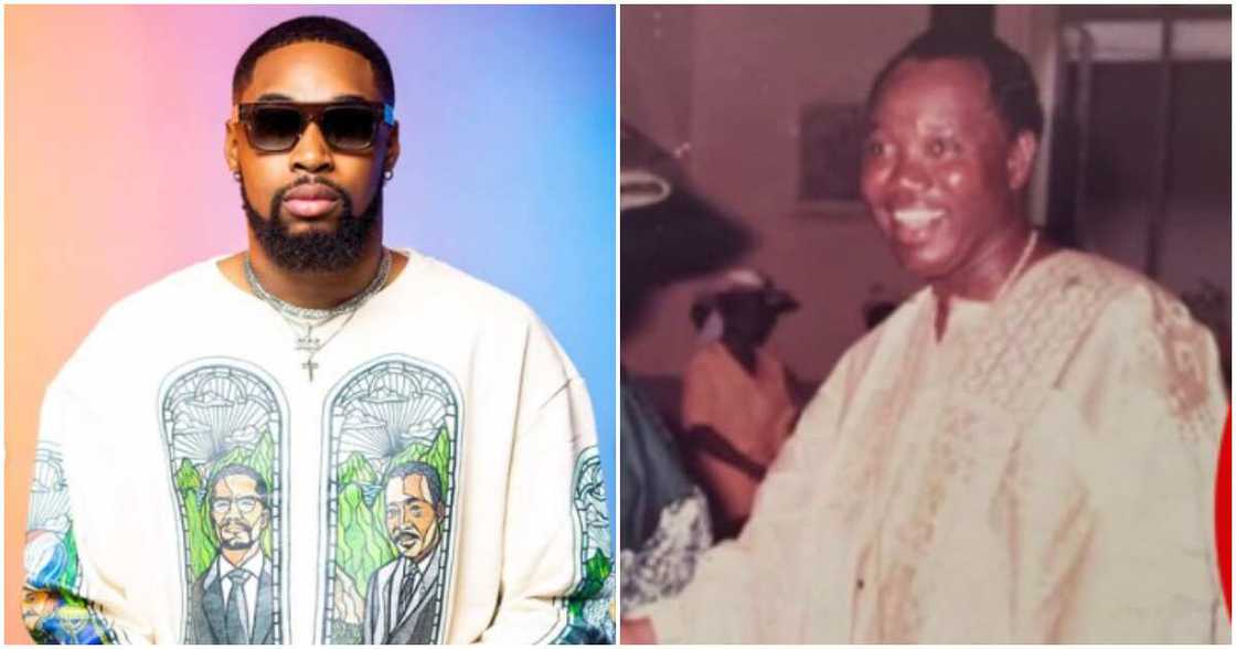 Photos of BBNaija star Sheggz and his granddad Photos of BBNaija star Sheggz and his granddad