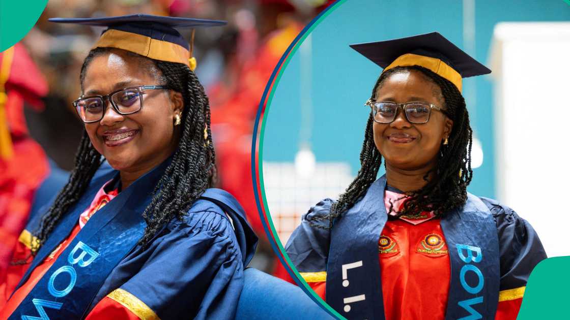 Bowen University best graduate receives N1million for emerging as the best with 5.0. Bowen University best graduate receives N1million for emerging as the best with 5.0.