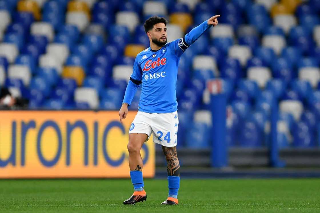 Lorenzo Insigne celebrates after scoring a goal Lorenzo Insigne celebrates after scoring a goal