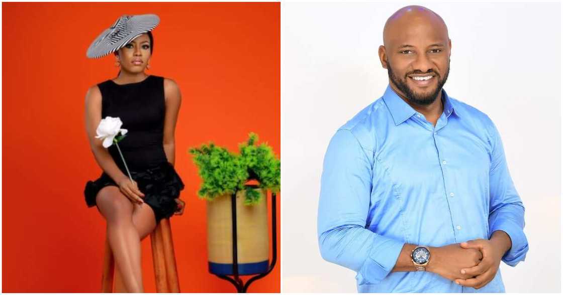 Yul Edochie and Amanda Chisom. Yul Edochie and Amanda Chisom.