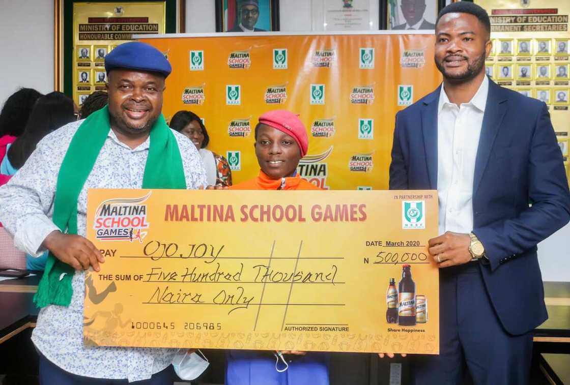 Winners of Maltina School Games 2020 Officially Receives Prizes